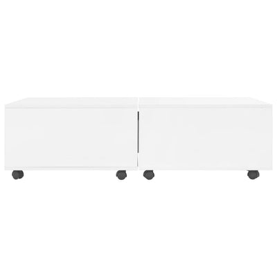 Coffee Table High Gloss White 120x60x35 cm Payday Deals