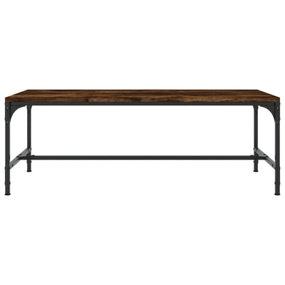 Coffee Table Smoked Oak 100x50x35 cm Engineered Wood Payday Deals