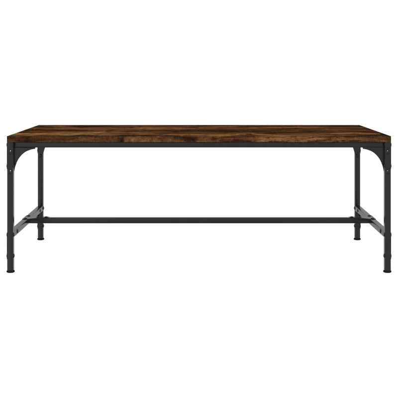 Coffee Table Smoked Oak 100x50x35 cm Engineered Wood Payday Deals