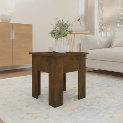 Coffee Table Smoked Oak 40x40x42 cm Engineered Wood Payday Deals