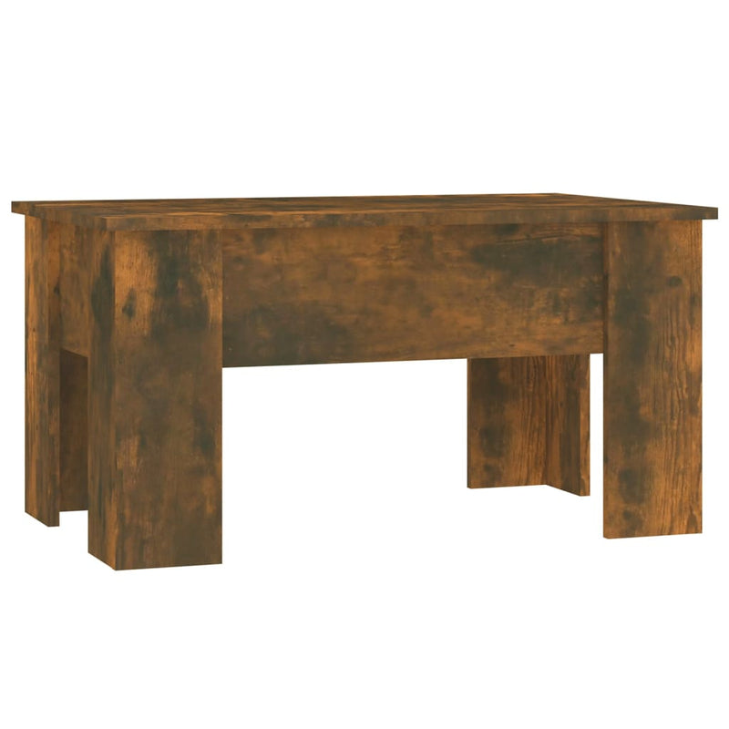 Coffee Table Smoked Oak 79x49x41 cm Engineered Wood Payday Deals