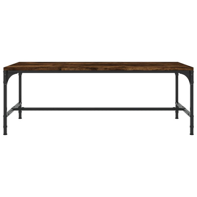 Coffee Table Smoked Oak 80x50x35 cm Engineered Wood Payday Deals