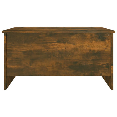 Coffee Table Smoked Oak 80x55.5x41.5 cm Engineered Wood Payday Deals