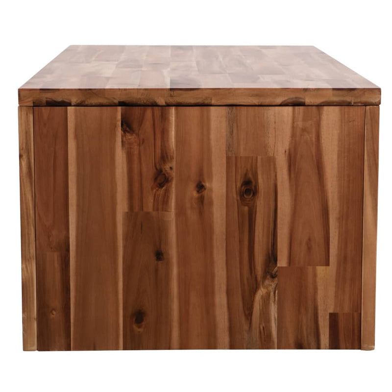 Coffee Table Solid Acacia Wood 90x50x37.5 cm Payday Deals
