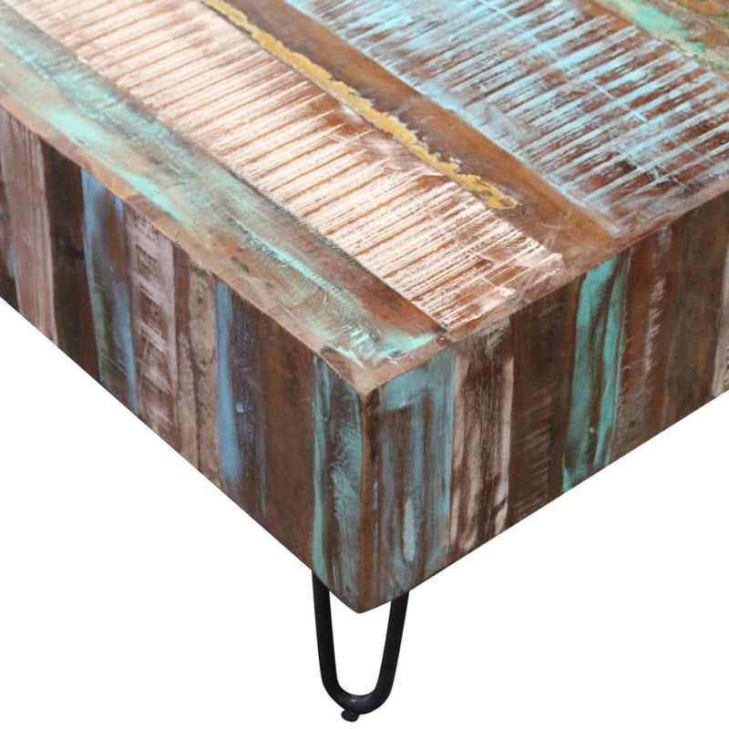 Coffee Table Solid Reclaimed Wood 100x50x38 cm Payday Deals