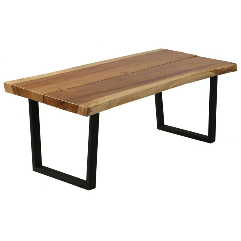 Coffee Table Solid Wood Suar 102x54x41 cm Payday Deals