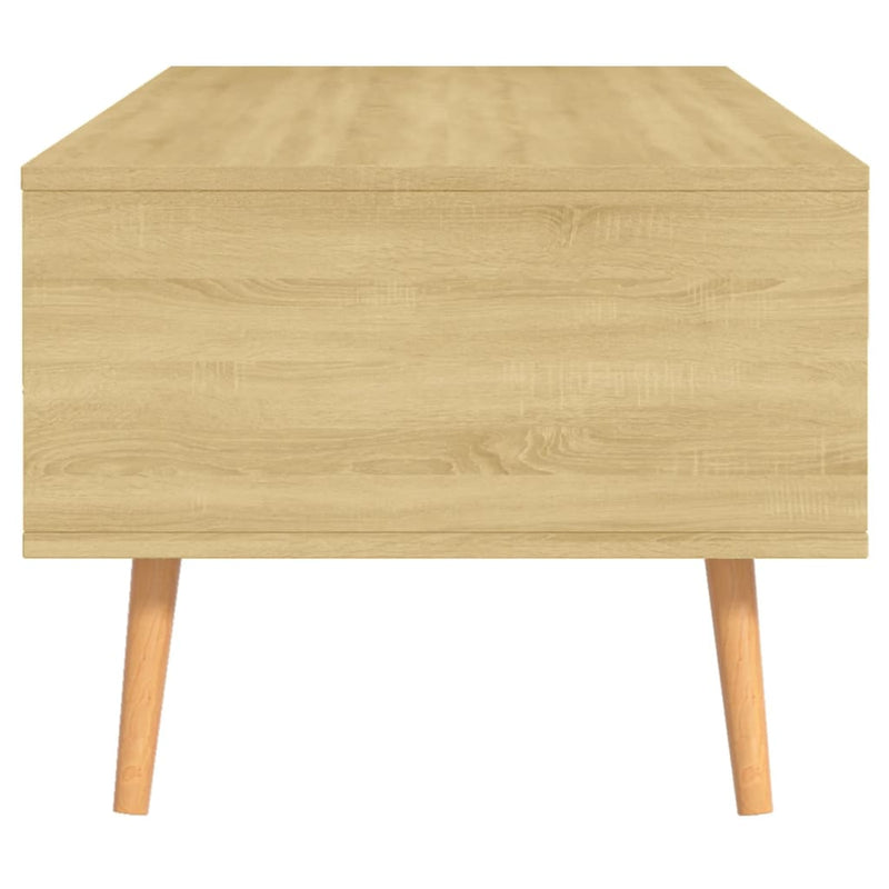 Coffee Table Sonoma Oak 100x49.5x43 cm Engineered Wood Payday Deals