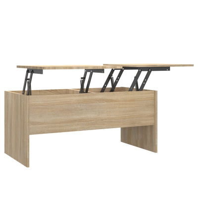 Coffee Table Sonoma Oak 102x50.5x46.5 cm Engineered Wood Payday Deals