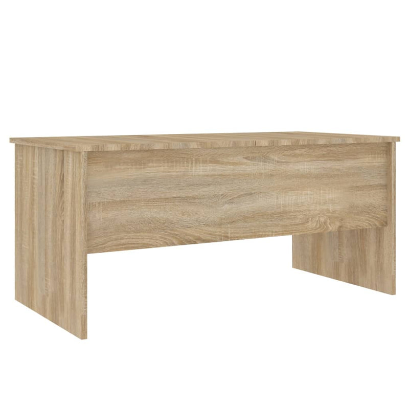 Coffee Table Sonoma Oak 102x50.5x46.5 cm Engineered Wood Payday Deals