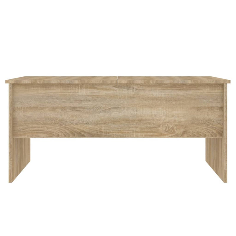 Coffee Table Sonoma Oak 102x50.5x46.5 cm Engineered Wood Payday Deals