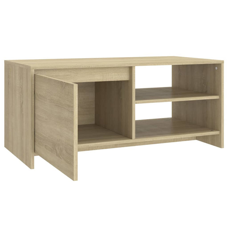 Coffee Table Sonoma Oak 102x50x45 cm Engineered Wood Payday Deals