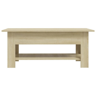 Coffee Table Sonoma Oak 102x55x42 cm Chipboard Payday Deals