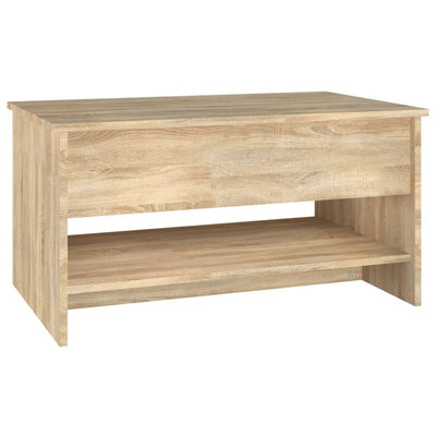Coffee Table Sonoma Oak 80x50x40 cm Engineered Wood Payday Deals