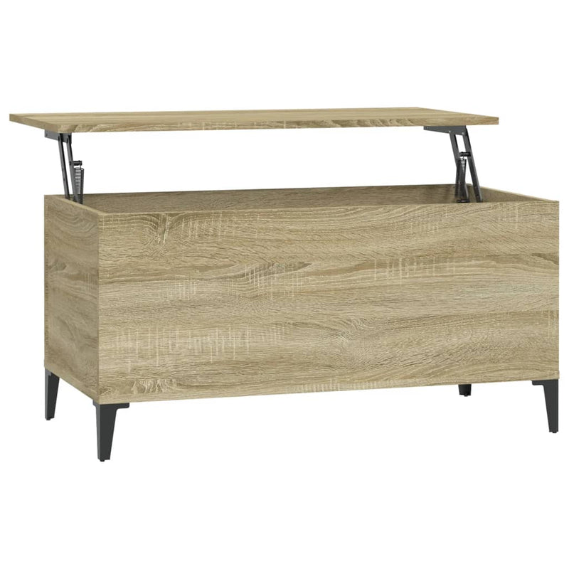 Coffee Table Sonoma Oak 90x44.5x45 cm Engineered Wood Payday Deals