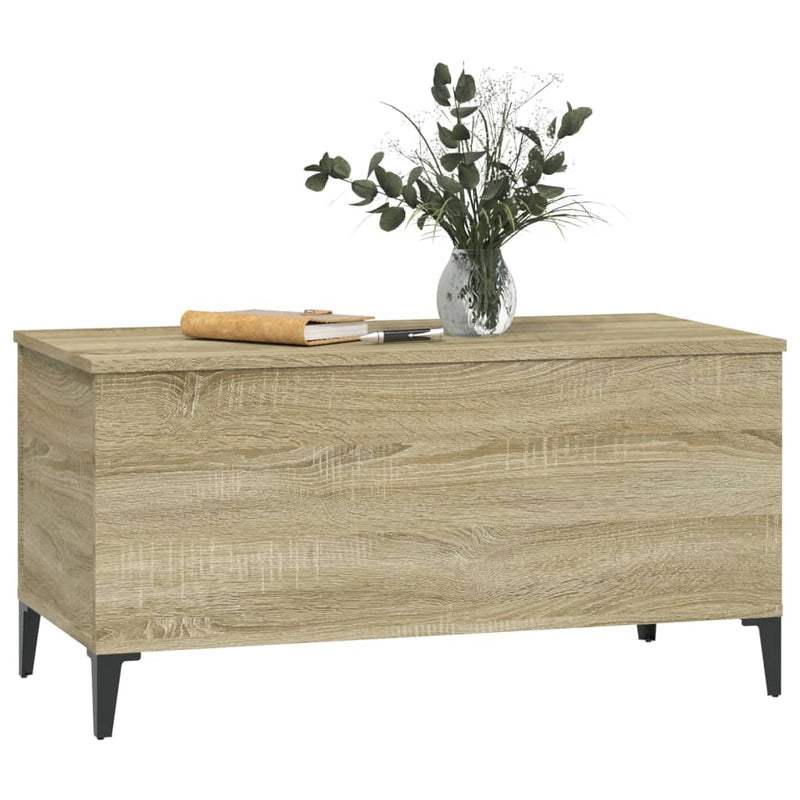 Coffee Table Sonoma Oak 90x44.5x45 cm Engineered Wood Payday Deals