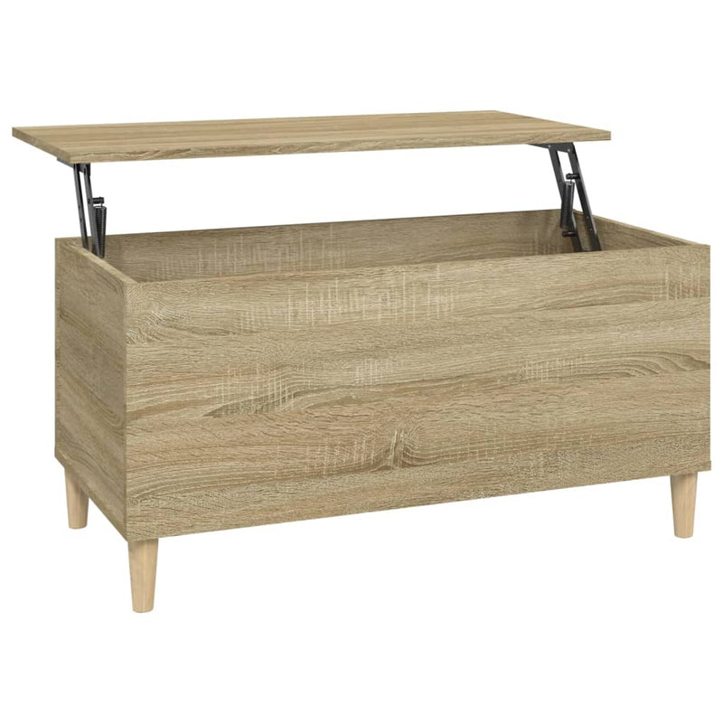 Coffee Table Sonoma Oak 90x44.5x45 cm Engineered Wood Payday Deals