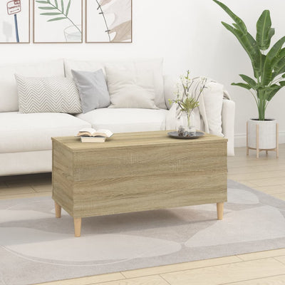 Coffee Table Sonoma Oak 90x44.5x45 cm Engineered Wood Payday Deals