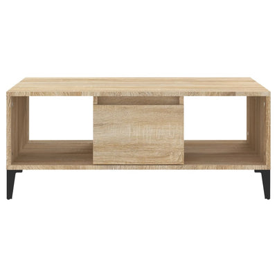 Coffee Table Sonoma Oak 90x50x36.5 cm Engineered Wood Payday Deals