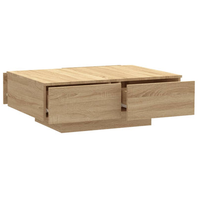 Coffee Table Sonoma Oak 90x60x31 cm Engineered Wood Payday Deals