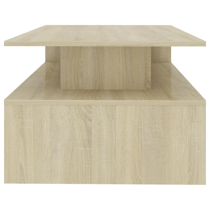 Coffee Table Sonoma Oak 90x60x42.5 cm Engineered Wood Payday Deals