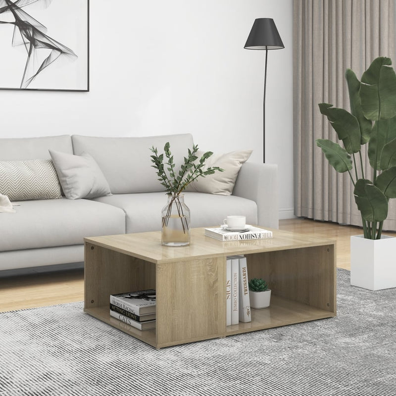 Coffee Table Sonoma Oak 90x67x33 cm Chipboard Payday Deals