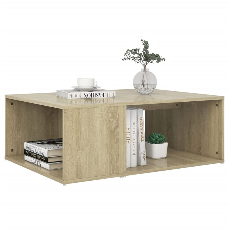 Coffee Table Sonoma Oak 90x67x33 cm Chipboard Payday Deals