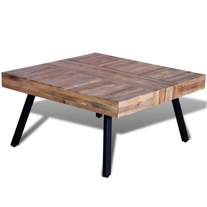 Coffee Table Square Reclaimed Teak Wood Payday Deals