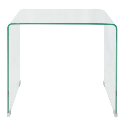 Coffee Table Tempered Glass 49.5x50x45 cm Clear Payday Deals