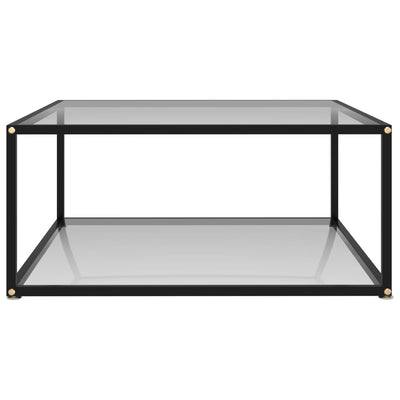 Coffee Table Transparent 80x80x35 cm Tempered Glass Payday Deals