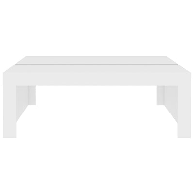 Coffee Table White 100x100x35 cm Engineered Wood Payday Deals