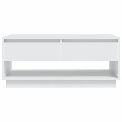 Coffee Table White 102.5x55x44 cm Chipboard Payday Deals