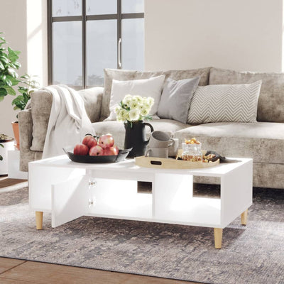 Coffee Table White 103.5x60x35cm Chipboard Payday Deals