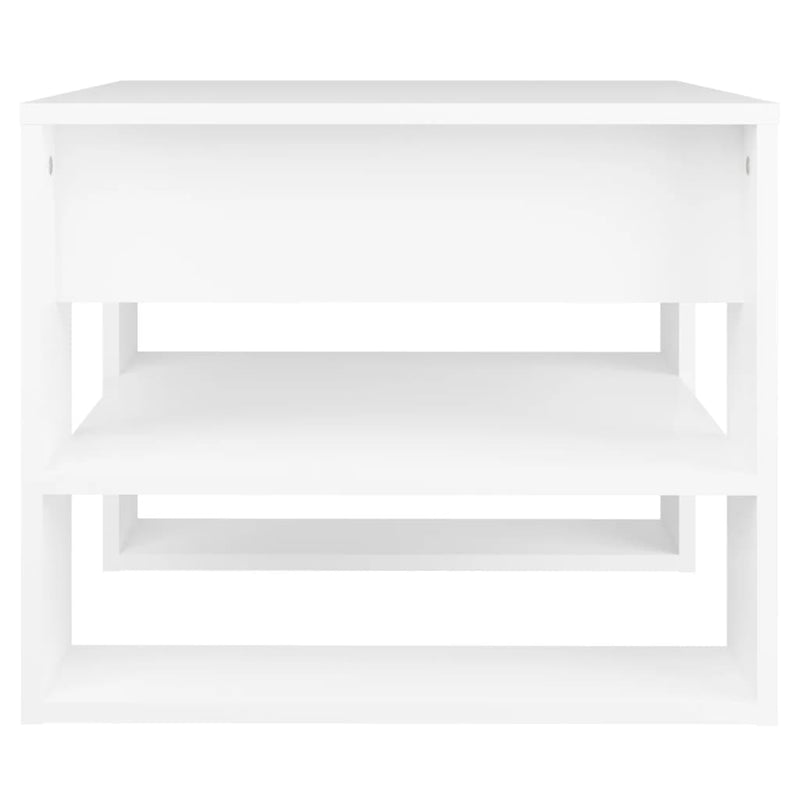 Coffee Table White 55.5x55x45 cm Engineered Wood Payday Deals