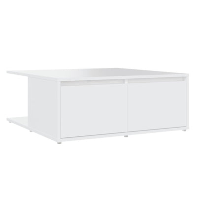 Coffee Table White 80x80x31 cm Chipboard Payday Deals