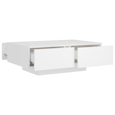 Coffee Table White 90x60x31 cm Engineered Wood Payday Deals