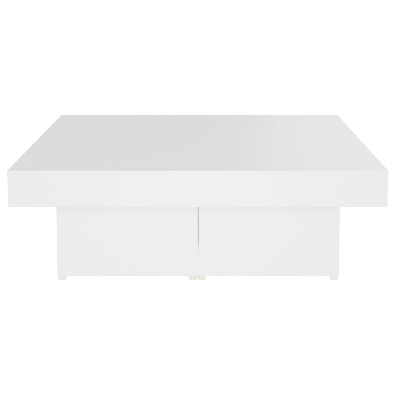 Coffee Table White 90x90x28 cm Chipboard Payday Deals