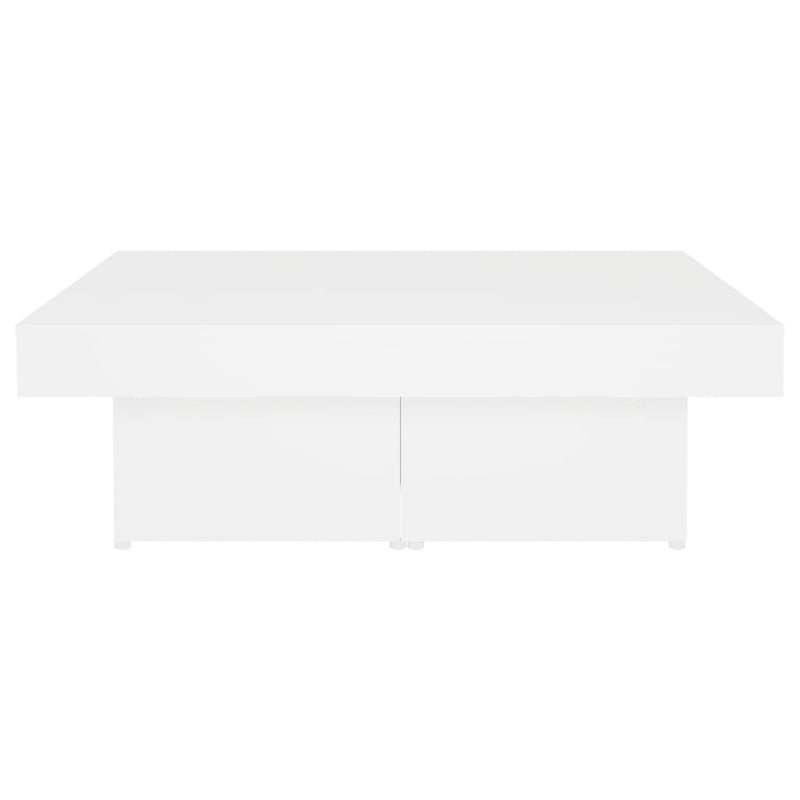 Coffee Table White 90x90x28 cm Chipboard Payday Deals