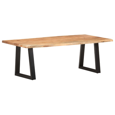Coffee Table with Live Edges 115x60x40 cm Solid Acacia Wood