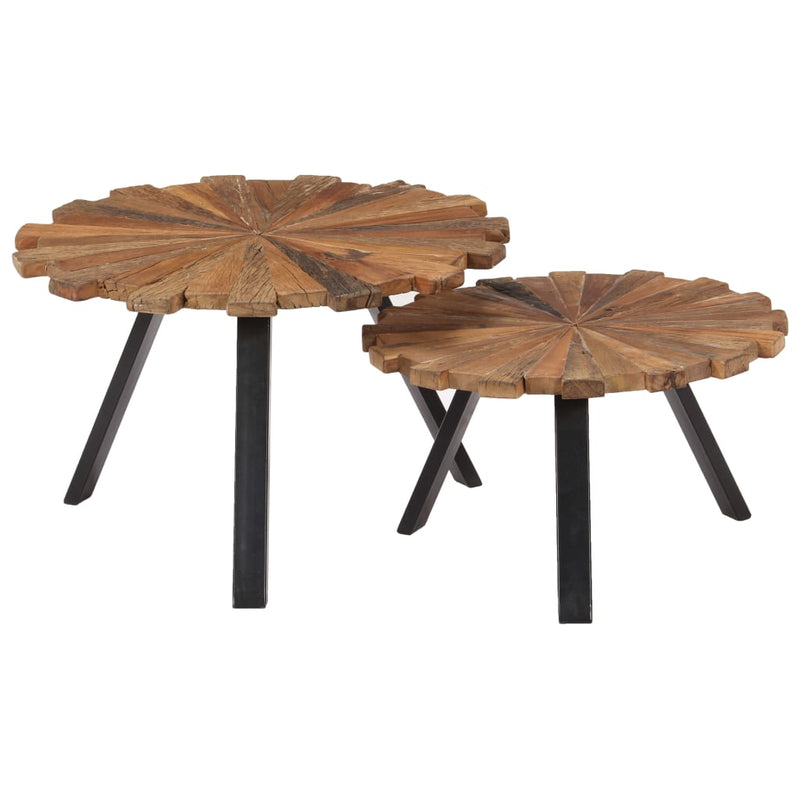 Coffee Tables 2 pcs Solid Reclaimed Wood Payday Deals