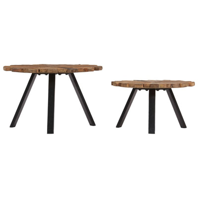 Coffee Tables 2 pcs Solid Reclaimed Wood Payday Deals