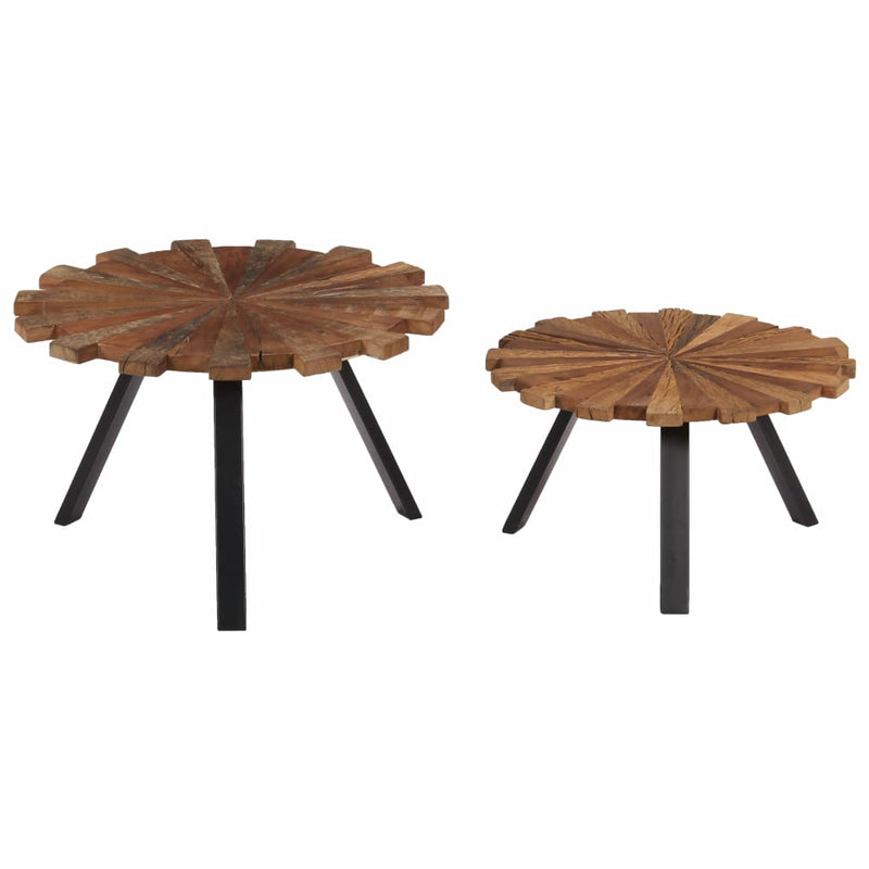 Coffee Tables 2 pcs Solid Reclaimed Wood Payday Deals