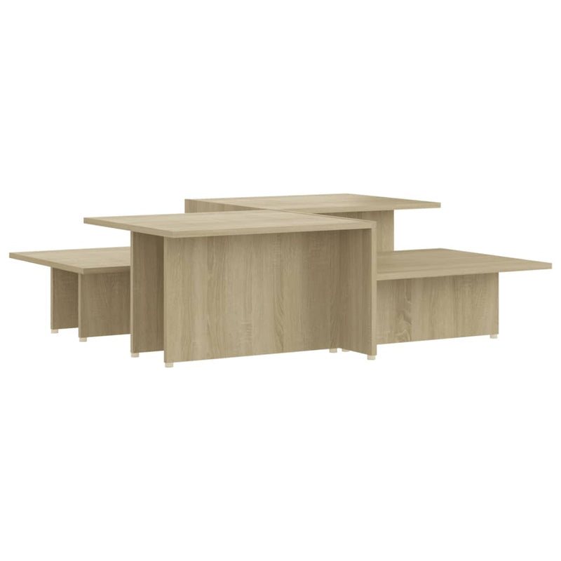 Coffee Tables 2 pcs Sonoma Oak 111.5x50x33 cm Engineered Wood Payday Deals