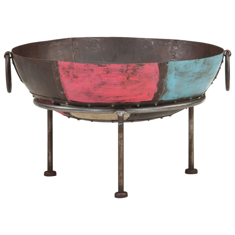 Colourful Rustic Fire Pit Ø 60 cm Iron Payday Deals