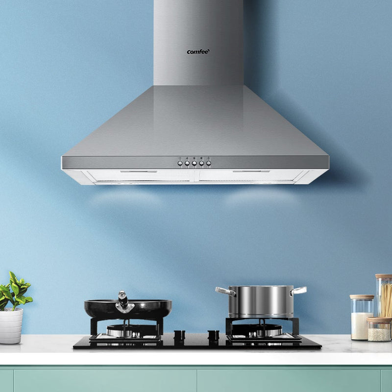 Comfee Rangehood 600mm Range Hood Stainless Steel Home Kitchen Canopy Vent 60cm Payday Deals