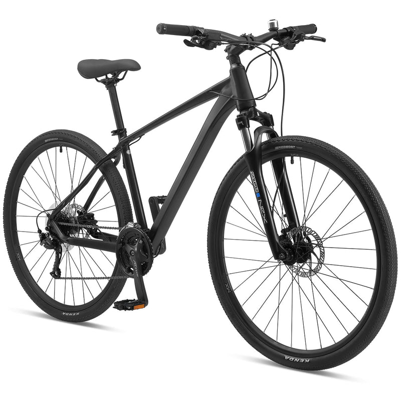 Comfort Sport Pro X6 Alloy Mens Hybrid 27 Speed 700*17 - Stealth Black Payday Deals