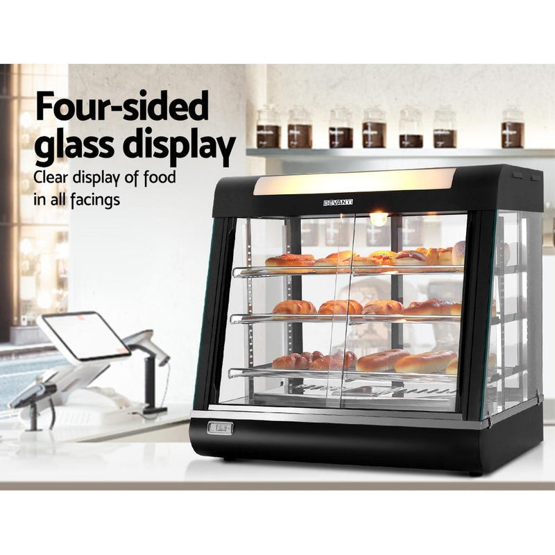 Commercial Food Warmer Hot Pizza Pie Display Showcase Buffet Cabinet