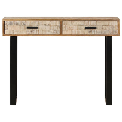 Console Table 100x30x75 cm Solid Mango Wood Payday Deals