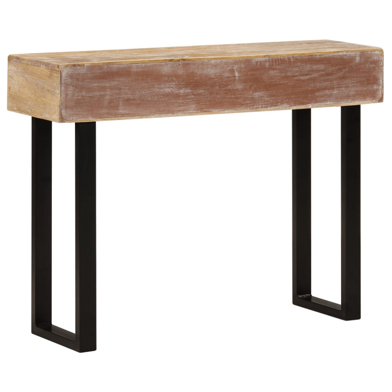 Console Table 100x30x75 cm Solid Mango Wood Payday Deals