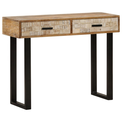 Console Table 100x30x75 cm Solid Mango Wood Payday Deals