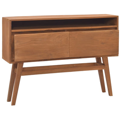 Console Table 110x30x79 cm Solid Teak Wood Payday Deals